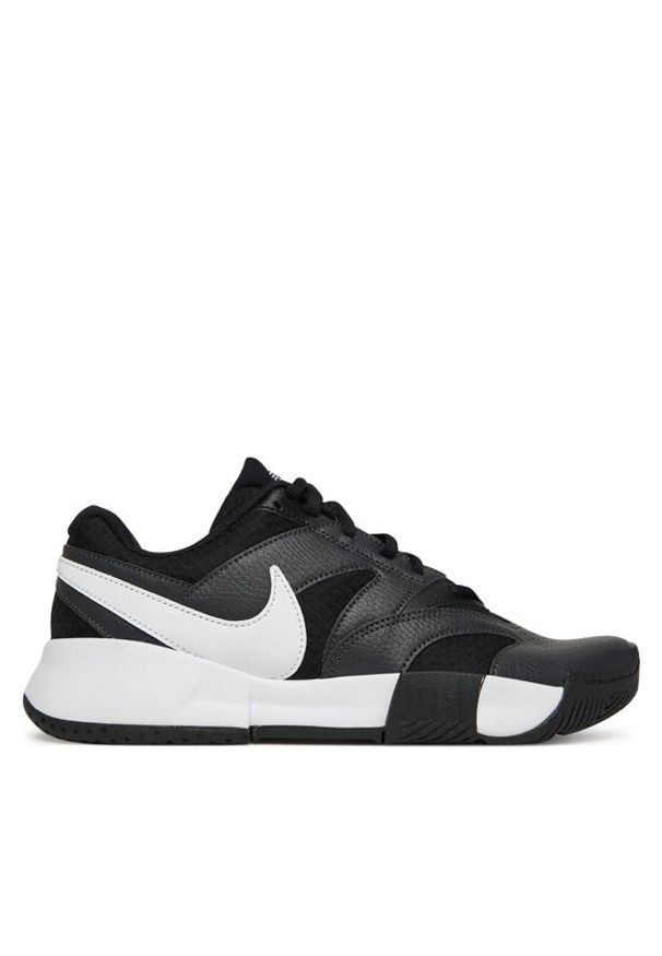 Nike Buty do tenisa W Court Lite 4 FD6575 001 Czarny. Kolor: czarny. Materiał: skóra. Model: Nike Court. Sport: tenis