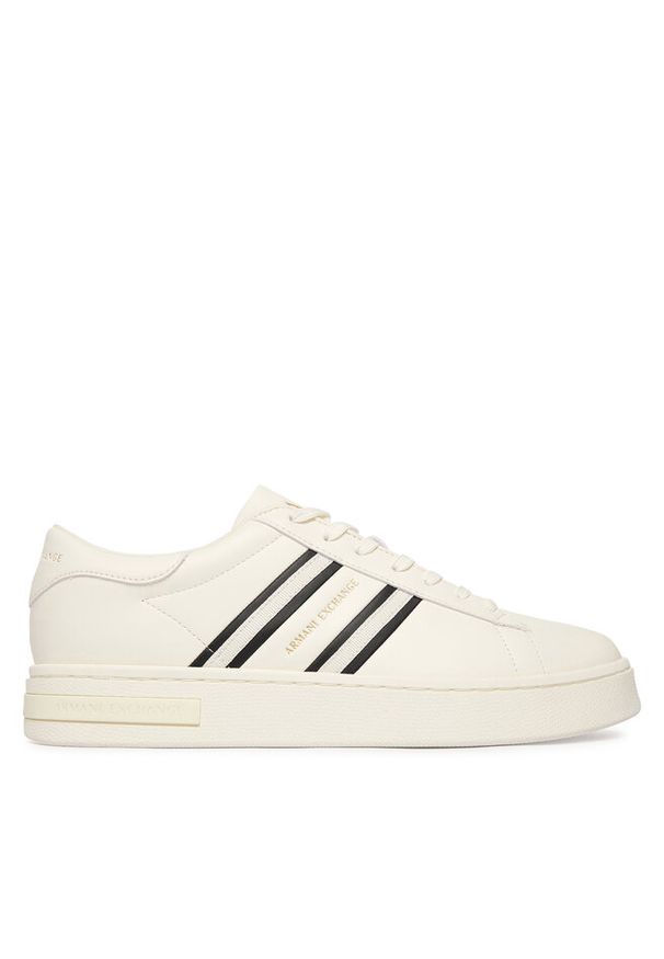 Sneakersy Armani Exchange. Kolor: biały