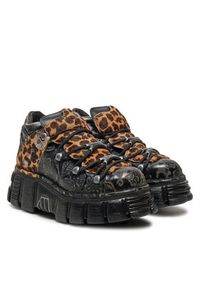 NEW ROCK Sneakersy M-106NB-C2 Czarny. Kolor: czarny. Materiał: skóra #4