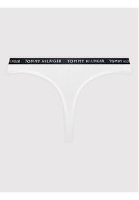 TOMMY HILFIGER - Tommy Hilfiger Komplet 3 par stringów 3p UW0UW02829 Kolorowy. Materiał: bawełna. Wzór: kolorowy #8