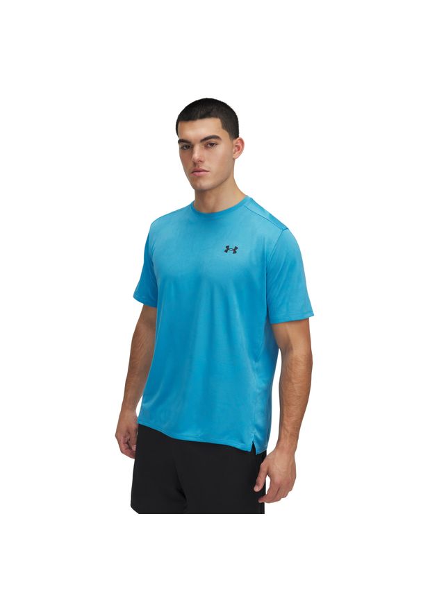 T-Shirt Under Armour Ua Tech Vent Jcqrd Ss Dorosłych. Kolor: niebieski. Sport: fitness