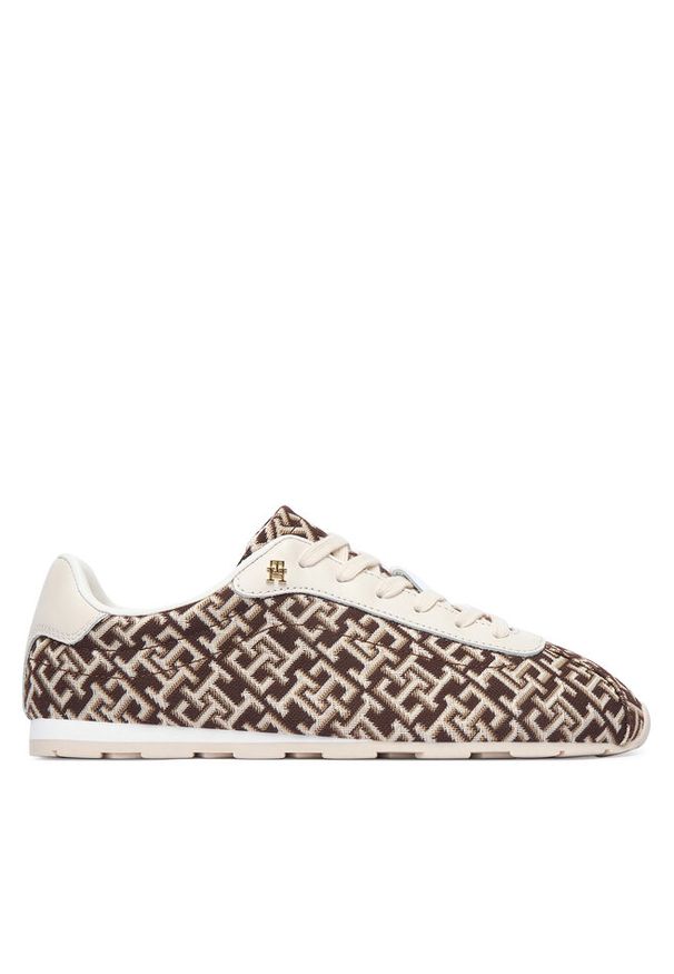 TOMMY HILFIGER - Sneakersy Tommy Hilfiger. Kolor: brązowy