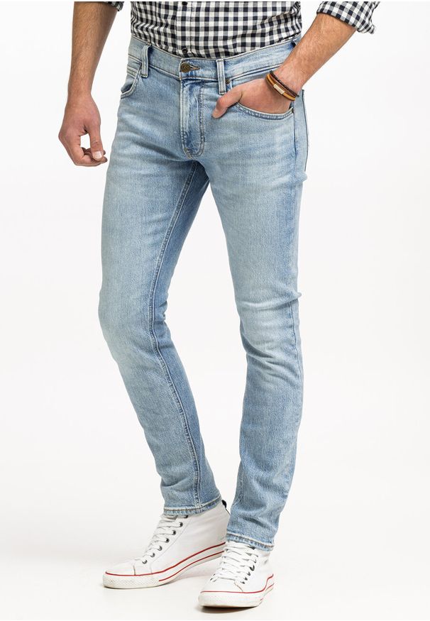 Lee - LEE LUKE MĘSKIE SPODNIE JEANSOWE JEANSY DŻINSY BLUE DOVE L719OWA32