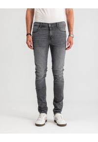 Męskie Spodnie Jeansowe Mustang Style Frisco Skinny Denim Black 1017118 4000 203