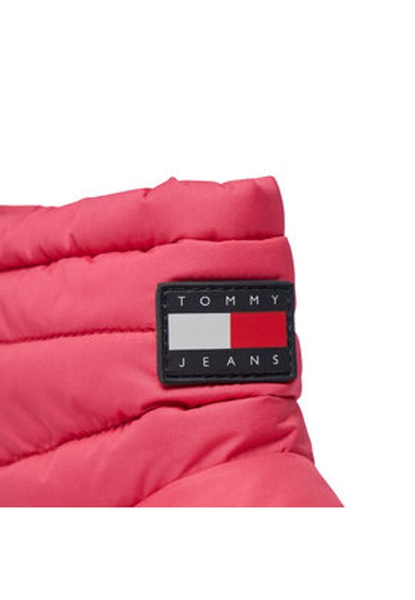 Tommy Jeans Botki Tjw Padded Flat Boot EN0EN02292 Różowy. Kolor: różowy. Materiał: materiał