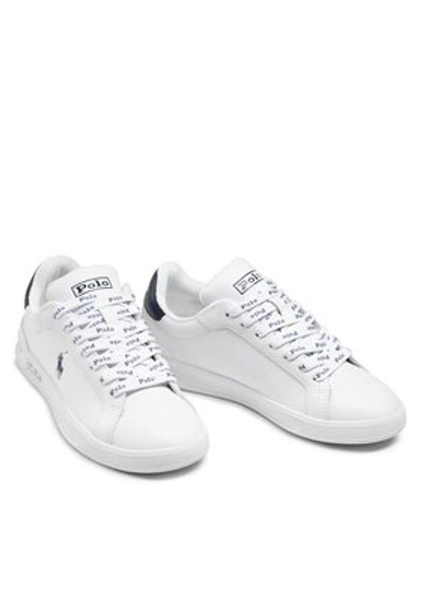 Polo Ralph Lauren Sneakersy Hrt Ct II 809829824003 Biały. Kolor: biały. Materiał: skóra