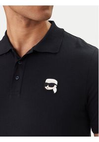 Karl Lagerfeld - KARL LAGERFELD Polo 745710 562224 Granatowy Regular Fit. Typ kołnierza: polo. Kolor: niebieski. Materiał: bawełna #2