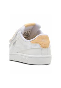 Puma - Sneakersy PUMA Smash 3.0 Butterfly dla małych dzieci PUMA. Zapięcie: rzepy. Kolor: żółty, biały, pomarańczowy, wielokolorowy
