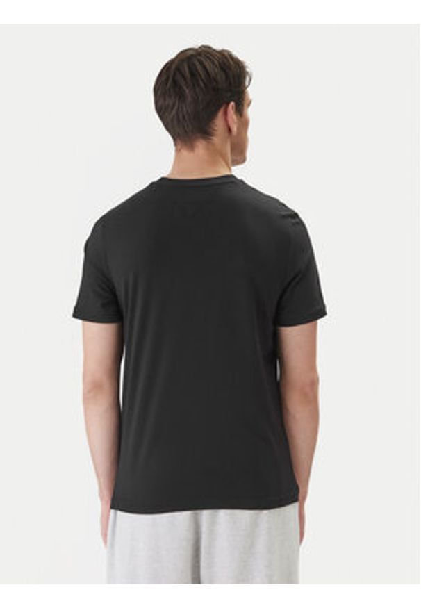 TOMMY HILFIGER - Tommy Hilfiger T-Shirt Brand Love Big Text MW0MW42369 Czarny Regular Fit. Kolor: czarny. Materiał: bawełna