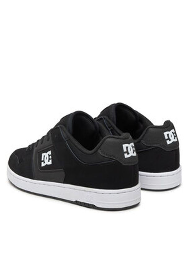 DC Shoes Sneakersy MANTECA 4 ADYS100765-BKW Czarny. Kolor: czarny. Materiał: skóra, nubuk