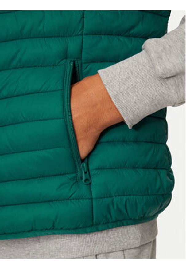 United Colors of Benetton - United Colors Of Benetton Kamizelka 2BA2UJ005 Zielony Regular Fit. Kolor: zielony. Materiał: syntetyk