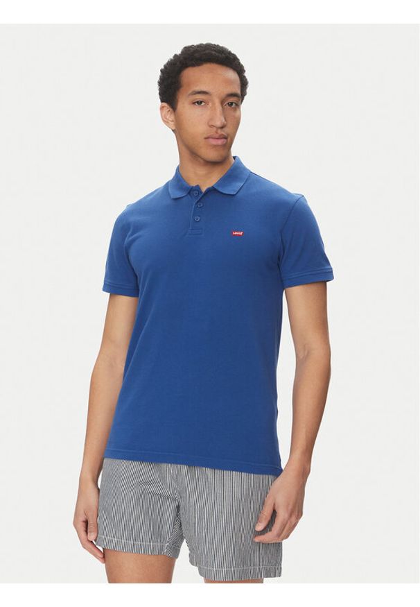 Levi's® Polo 35883-0178 Niebieski Regular Fit. Typ kołnierza: polo. Kolor: niebieski. Materiał: bawełna