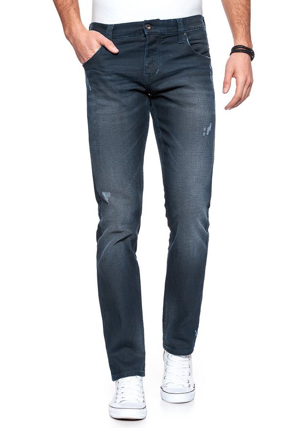 Mustang - JEANSY MĘSKIE MUSTANG Chicago Tapered DENIM BLACK 1006669 4000 884