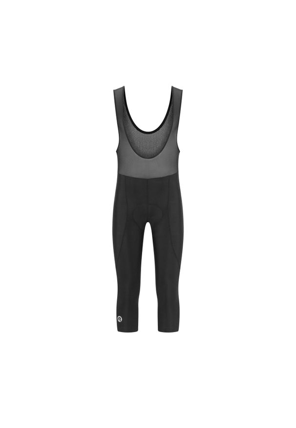 ROGELLI - Spodenki rowerowe 3/4 męskie Rogelli BASIC DE LUXE. Kolor: czarny