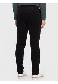Sisley Spodnie materiałowe 4SFRSF01P Czarny Slim Fit. Kolor: czarny. Materiał: bawełna #4