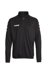 Bluza piłkarska dla dzieci Hummel Core Kids 1/2 Zip Sweat. Kolor: czarny. Sport: piłka nożna