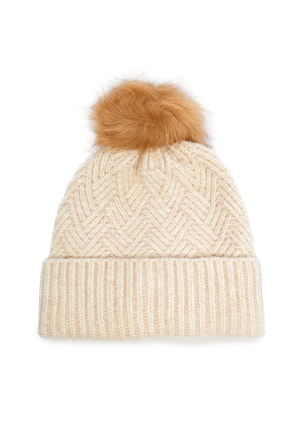 only - ONLY Czapka Kate 15297982 Biały. Kolor: biały. Materiał: poliester