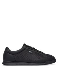 BOSS Sneakersy Nitan 50552890 Czarny. Kolor: czarny. Materiał: skóra