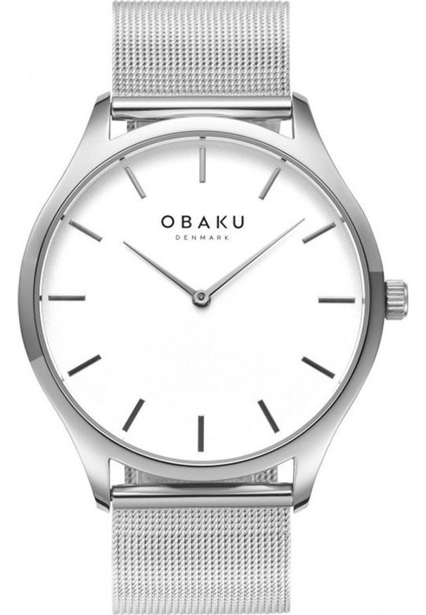 Zegarek OBAKU Zegarek damski Obaku Denmark V260LXCIMC srebrny. Kolor: srebrny