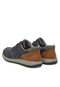 Rieker Sneakersy 17304-14 Granatowy. Kolor: niebieski. Materiał: skóra #4