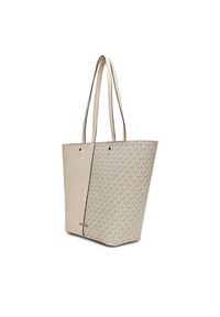 MICHAEL Michael Kors Torebka Flora 30T5GFFT3B Beżowy. Kolor: beżowy. Materiał: skórzane #5
