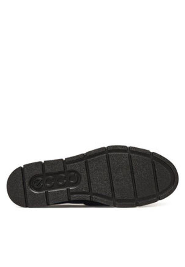ecco - ECCO Półbuty Bella 28230302303 Granatowy. Kolor: niebieski. Materiał: nubuk, skóra
