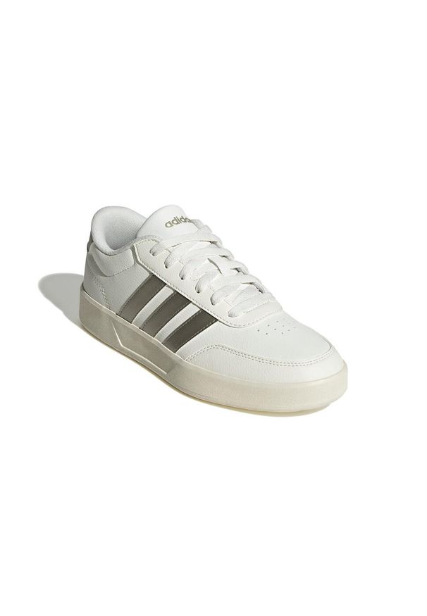 Adidas - Sneakersy damskie ADIDAS Breaknet 3.0 25. Kolor: biały. Materiał: skóra. Szerokość cholewki: normalna