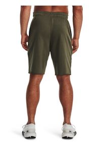 Under Armour Szorty sportowe UA RIVAL TERRY SHORT 1361631 Khaki Regular Fit. Kolor: brązowy. Styl: sportowy #6