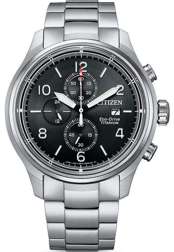 CITIZEN - Zegarek Citizen Zegarek Męski Citizen Super-Titanium Eco-Drive CA0810-88E + BOX