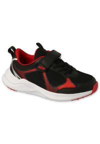 Befado obuwie młodzieżowe 516Q178 czarne czerwone. Kolor: wielokolorowy, czarny, czerwony