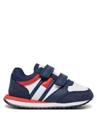 TOMMY HILFIGER - Sneakersy Tommy Hilfiger. Kolor: niebieski