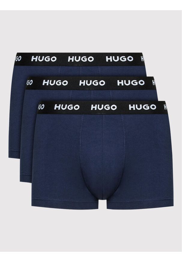 Hugo Komplet 3 par bokserek 50469786 Granatowy. Kolor: niebieski. Materiał: bawełna