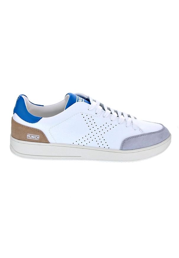 Tenisówki Munich Model 8837008m Kolor Biały. Kolor: biały. Materiał: tkanina, skóra