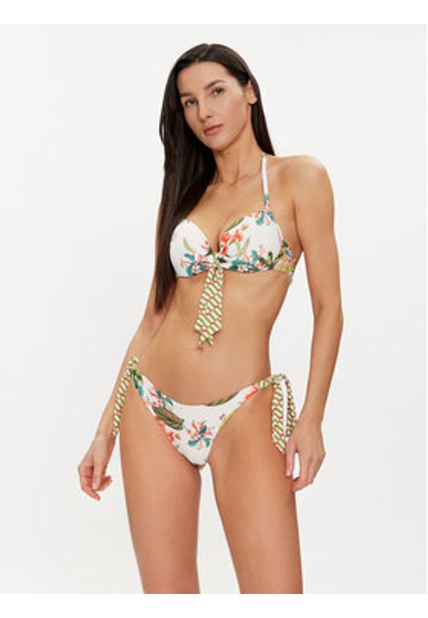 Liu Jo Góra od bikini VA4046 J6448 Biały. Kolor: biały. Materiał: syntetyk