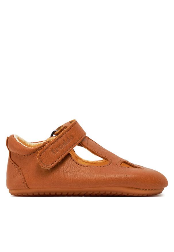 Froddo Sandały Prewalkers T-Bar G1130006-4 Brązowy. Kolor: brązowy