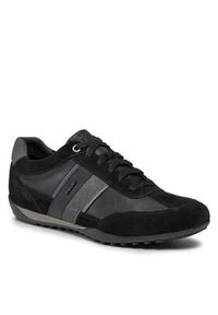Geox Sneakersy U Wells C U52T5C 022ME C9B4N Czarny. Kolor: czarny. Materiał: zamsz, skóra #5