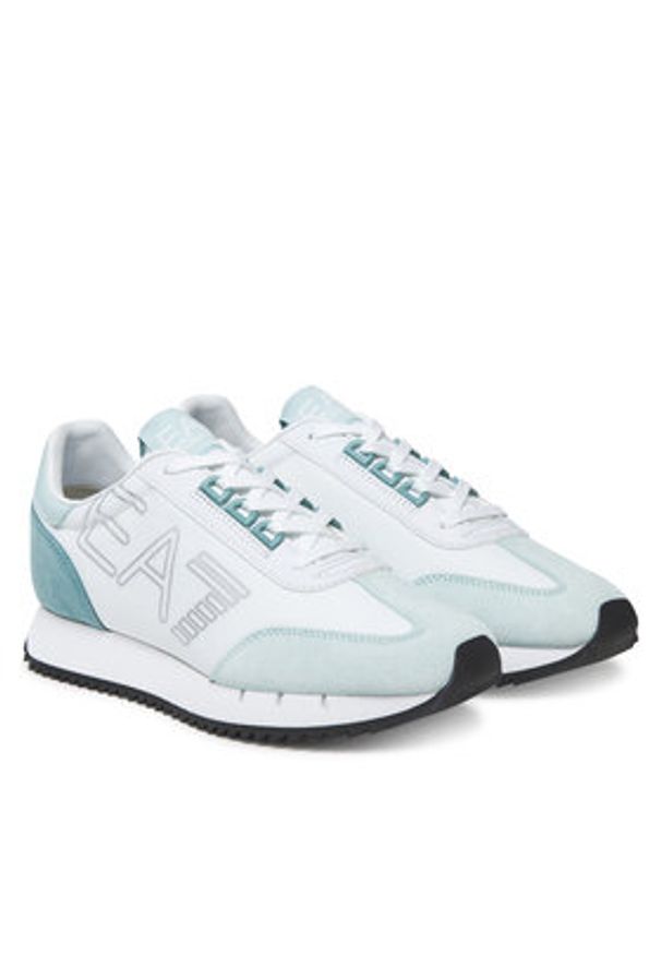 EA7 Emporio Armani Sneakersy X8X101 XK257 U452 Biały. Kolor: biały. Materiał: skóra