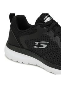 skechers - Skechers Sneakersy Quick Path 12607/BKW Czarny. Kolor: czarny. Materiał: materiał #4