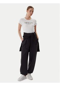 Armani Exchange T-Shirt XW001351 AF17172 U0002 Biały Slim Fit. Kolor: biały. Materiał: bawełna #2