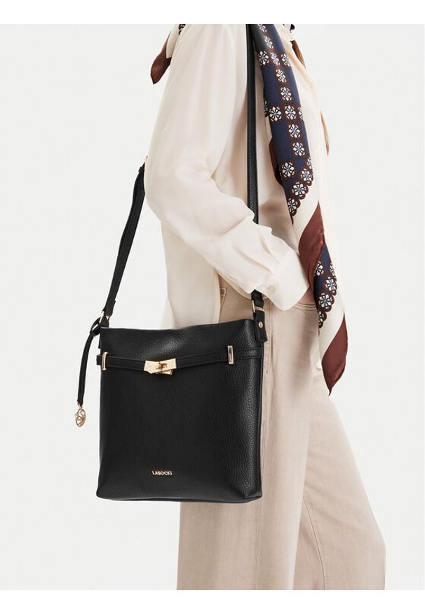 Lasocki Torebka CEO-LSK-L-010-09 Czarny. Kolor: czarny
