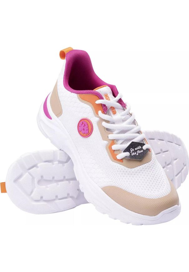 Buty sportowe damskie Iguana Dalia. Kolor: biały. Sport: turystyka piesza