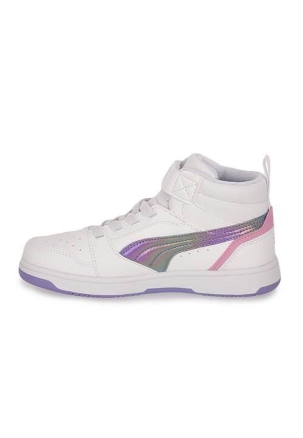 Buty do chodzenia dla dzieci Puma 01 Rebound V6 Low. Kolor: wielokolorowy. Materiał: syntetyk, materiał. Szerokość cholewki: normalna. Sport: turystyka piesza