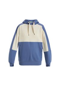 Roxy - Bluza z kapturem dla Kobiety LIBERTY Niebieski. Typ kołnierza: kaptur. Kolor: szary, niebieski, wielokolorowy. Materiał: wiskoza, elastan, poliester, dzianina