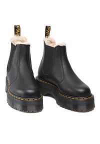 Dr. Martens Sztyblety 2976 Quad Fl 25635001 Czarny. Kolor: czarny. Materiał: skóra