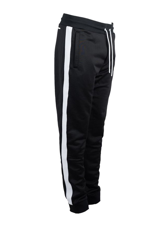 Bikkembergs Spodnie | C 1 022 01 M 3816 | Mężczyzna | Czarny. Okazja: na co dzień. Kolor: czarny. Materiał: poliester, bawełna. Wzór: nadruk. Styl: casual