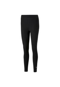 Legginsy fitness damskie Puma Essential. Kolor: czarny. Materiał: bawełna, elastan. Sport: fitness