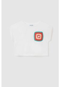 Mayoral t-shirt dziecięcy kolor czerwony. Okazja: na co dzień. Kolor: czerwony. Wzór: aplikacja. Styl: casual #2