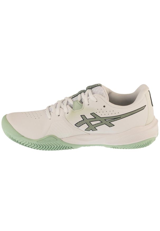 Asics - Buty do tenisa męskie, Gel-Challenger 15 Clay. Kolor: biały. Sport: tenis