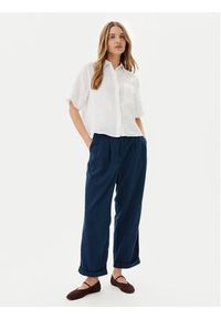TOMMY HILFIGER - Tommy Hilfiger Spodnie materiałowe WW0WW45589 Granatowy Relaxed Fit. Kolor: niebieski. Materiał: lyocell #4