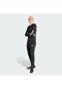 Adidas - Dres Linear. Kolor: czarny, biały, wielokolorowy. Materiał: dresówka. Sport: fitness #1